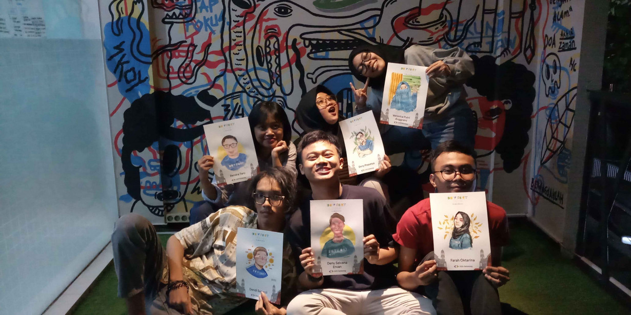 Donasi Buku Berhadiah Ilustrasi Diri Sendiri