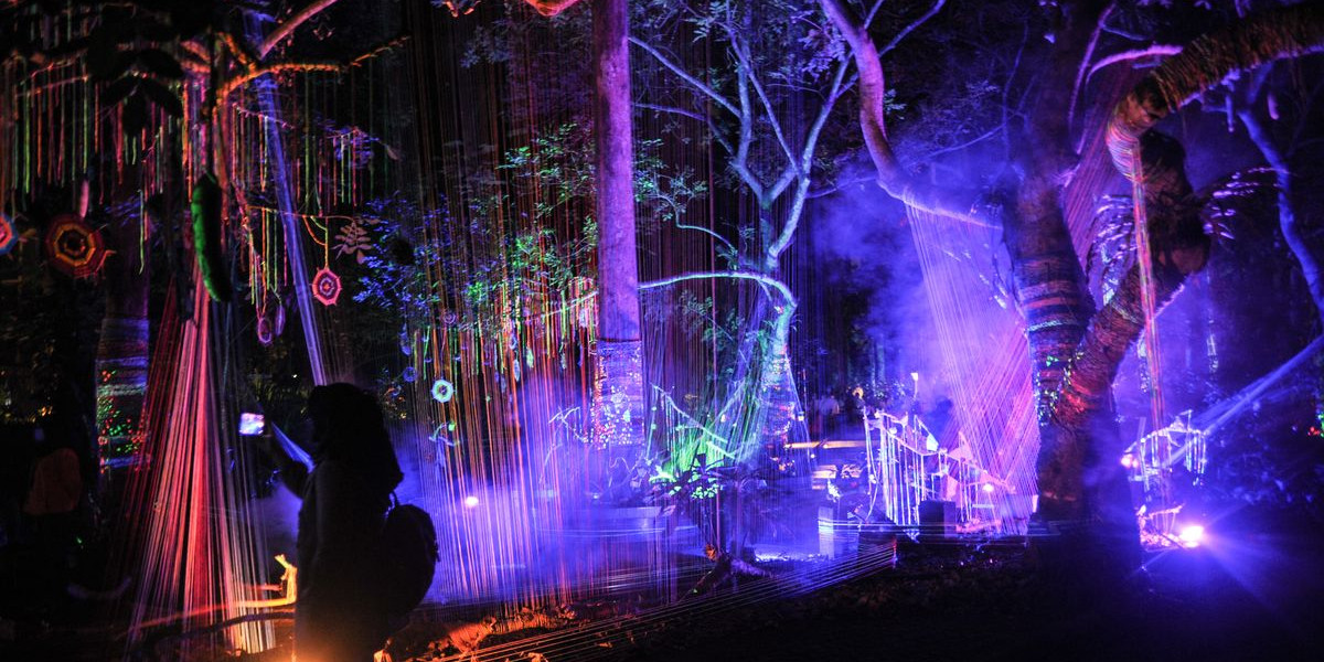 Hutan Menyala, Wisata Malam Hits Terbaru di Bandung