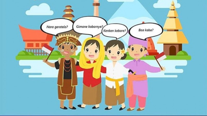 Gambar Sampul Generasi Muda Berperan, Lestarikan Bahasa Daerah