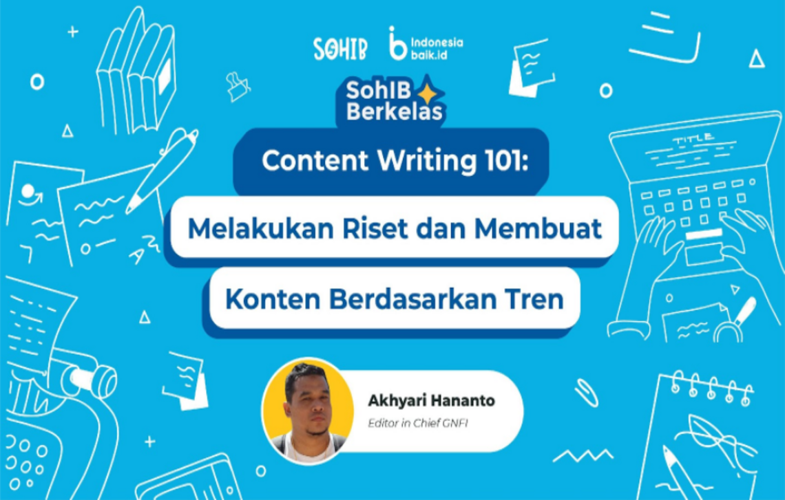 Gambar Sampul SohIB Berkelas: Melakukan Riset dan Membuat Konten Berdasarkan Tren