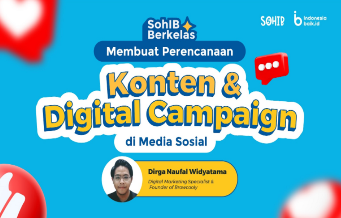 Gambar Sampul SohIB Berkelas: Konten & Digital Campaign di Media Sosial