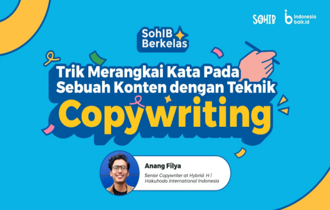 Gambar Sampul SohIB Berkelas: Trik Merangkai Kata pada Konten dengan Teknik Copywriting