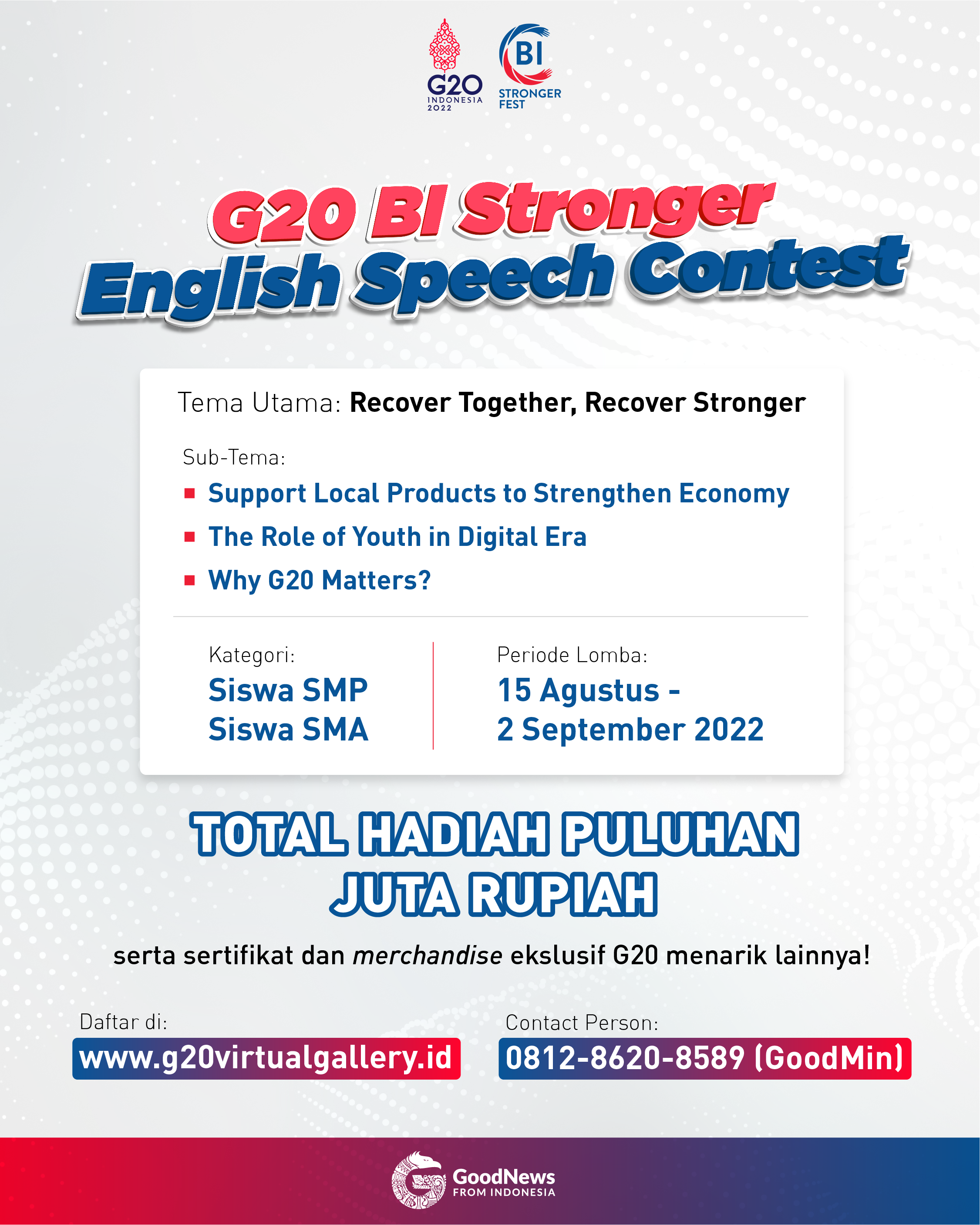 G20 BI Stronger English Speech Contest