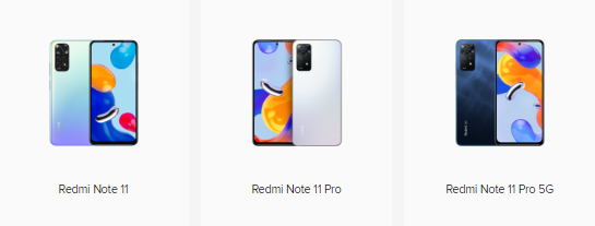 Varian Note 11 Series Sumber : https://www.mi.co.id