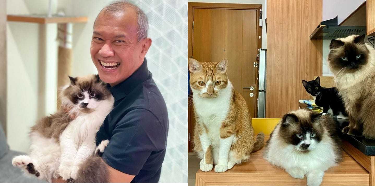 Foto Om Wepe dan Kucing Peliharaannya Ι Foto : Instagram.com/kucingomwepe