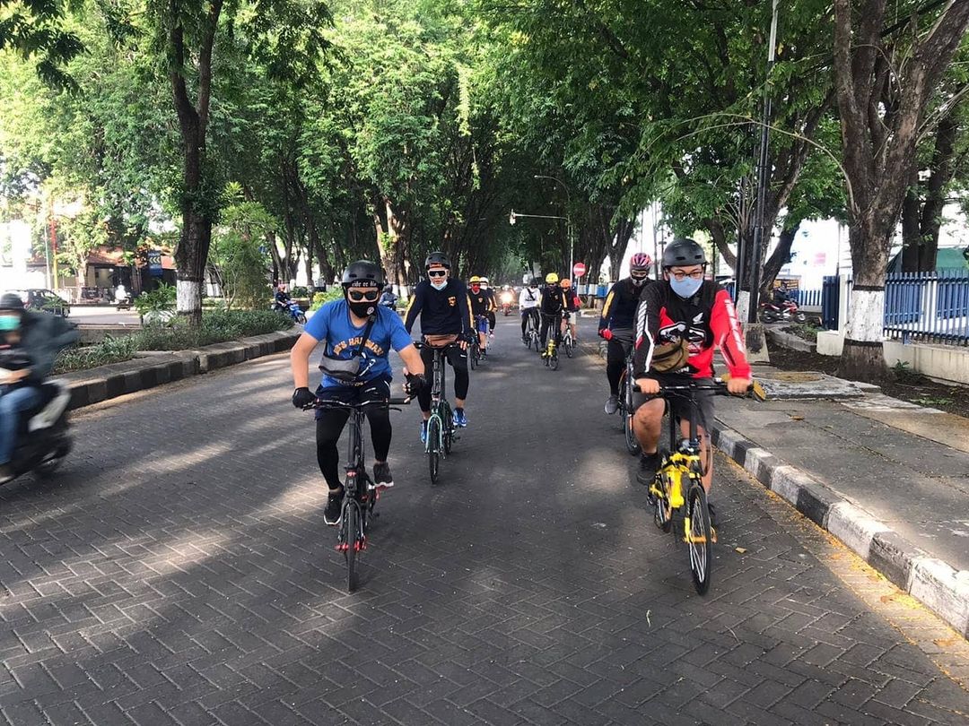 Sekepal Pedal saat bersepeda di akhir minggu | Foto: @sekepal.pedal/Instagram