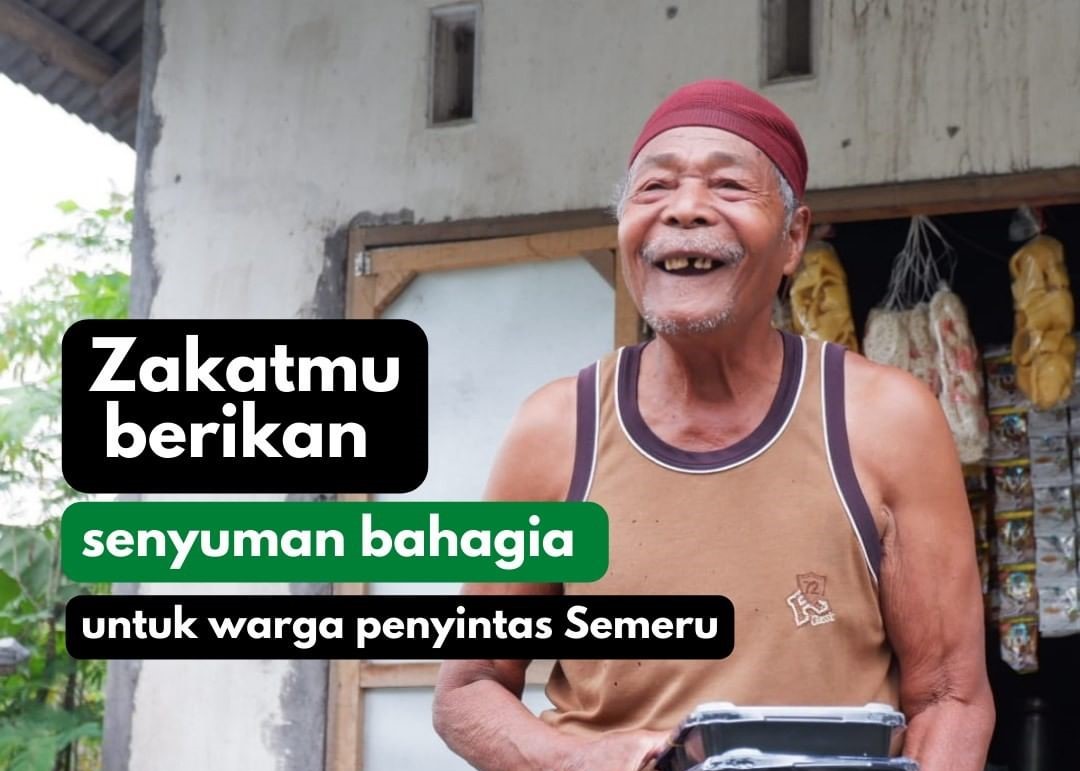 Program Global Zakat untuk penyintas Semeru | Foto: @globalzakat/Instagram