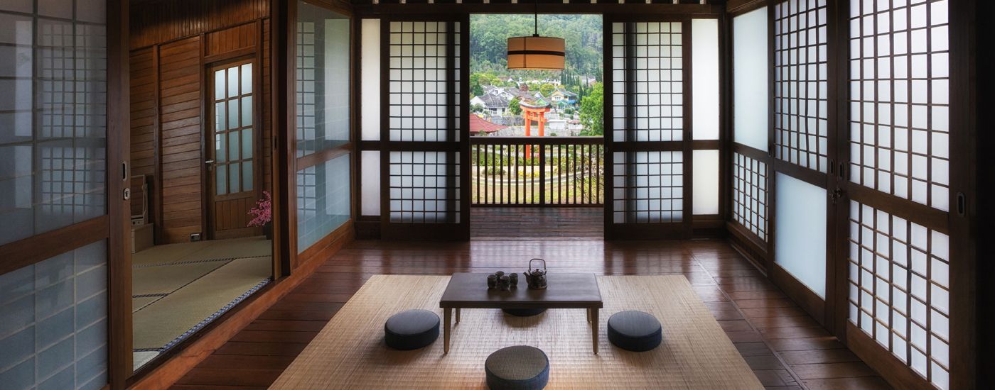 suasana kamar di The Onsen Resort mengusung tema rumah tradisional ala Jepang | Foto: Trivindo