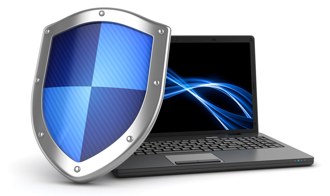 ilustrasi laptop yang dipasangi software antivirus agar laptop lebih awet | Foto: Shutterstock/BukaReview