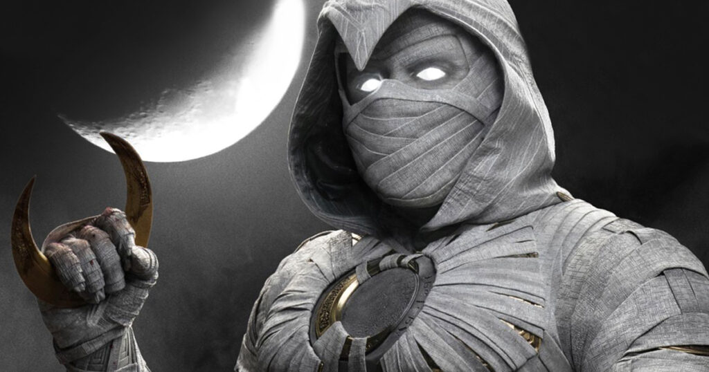 Moon Knight identik dengan kostumnya yang serba putih | Foto: JoBlo Moon Knight identik dengan kostumnya yang serba putih | Foto: JoBlo